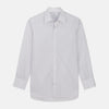 View 1 of product Blue & White Stripe Sea Island Quality Cotton Regular Fit Mayfair Shirt