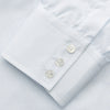View 3 of product Pale Blue Stripe Regular Fit Sea Island Quality Cotton Shirt with T&A Collar and 3-Button Cuffs