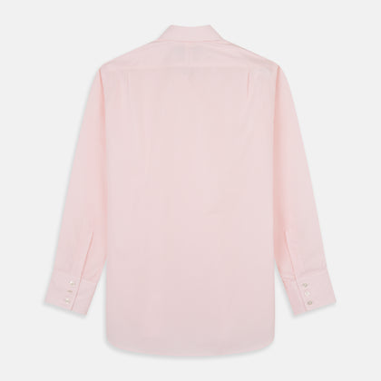 Pink Fine Stripe Regular Fit Shirt with T&A Collar Image 5