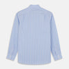 View 5 of product Tonal Blue Glen Check Tailored Fit Shirt with Kent Collar