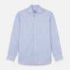 Pink and Blue Glen Check Tailored Fit Shirt with Kent Collar