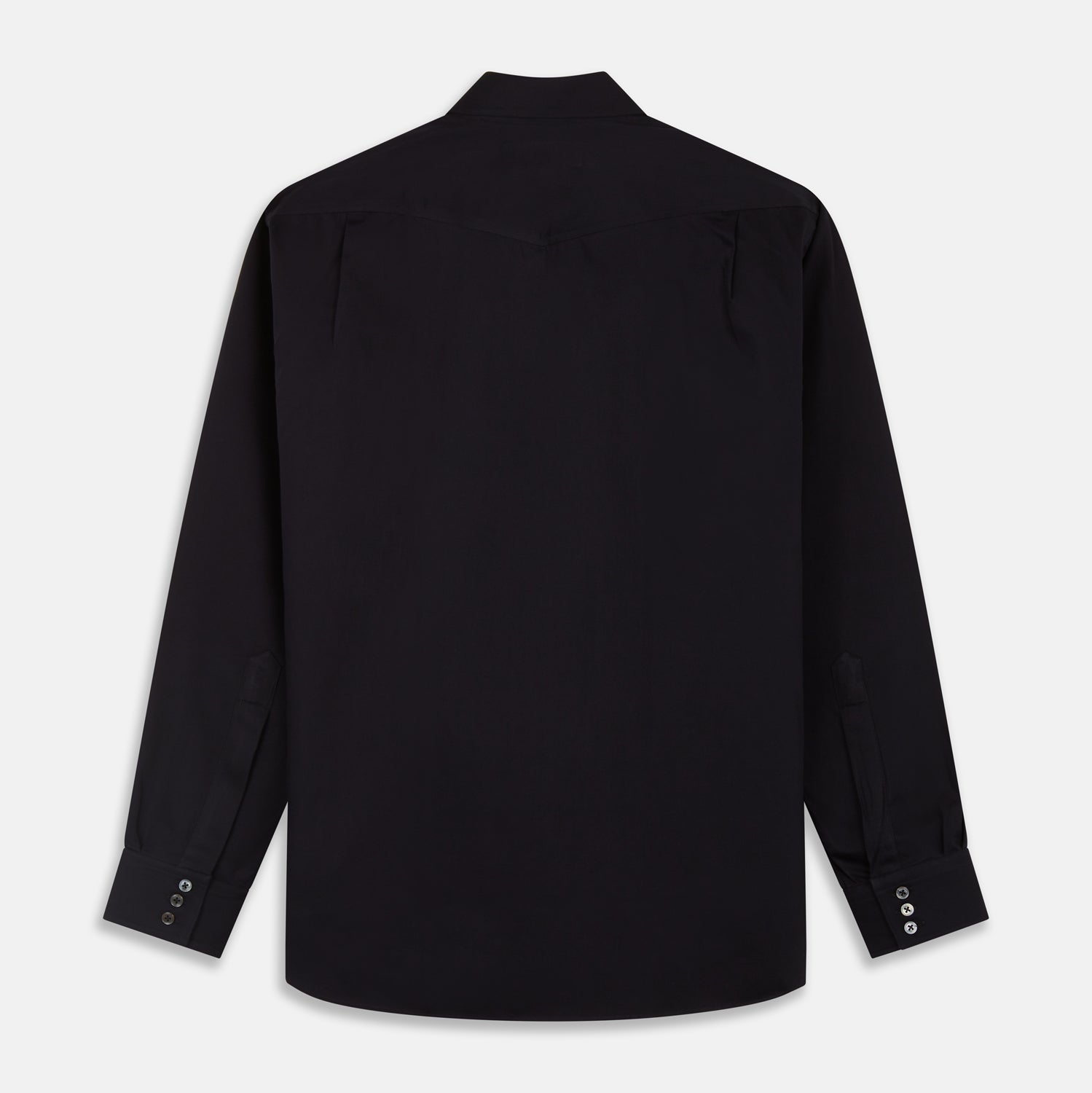 View 5 of product Navy Cotton Weekend Fit Western Shirt with Dorset Collar