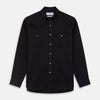 View 1 of product Navy Cotton Weekend Fit Western Shirt with Dorset Collar