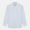 View 1 of product Sky Blue Chambray Stripe Weekend Fit Shirt With Dorset Collar