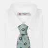View 2 of product Green Multi Floral Motif Silk Tie