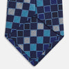 Blue Multi Check Silk Tie