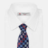 View 2 of product Pink Multi Check Silk Tie