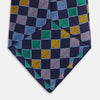 View 4 of product Green Multi Check Silk Tie