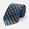 View 1 of product Green Multi Check Silk Tie