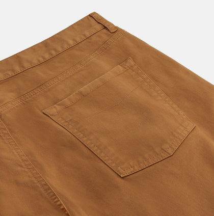 Tan Stretch Cotton Five-Pocket Mylo Jeans Image 1