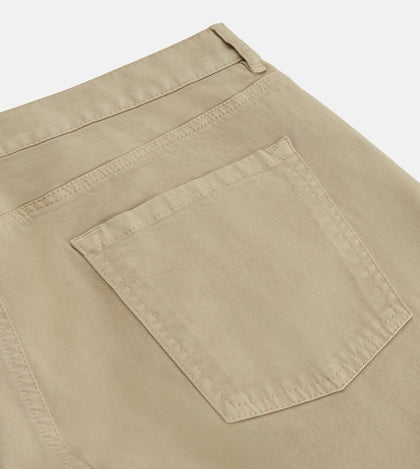 Khaki Stretch Cotton Five-Pocket Mylo Jeans Image 2