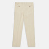 View 3 of product Sand Cotton Pleated Gerry Trouser