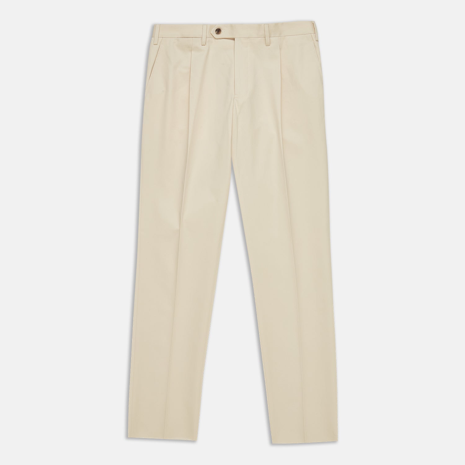 View 1 of product Sand Cotton Pleated Gerry Trouser