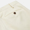 View 4 of product Cream Lightweight Wool Pleated Jasper Trouser