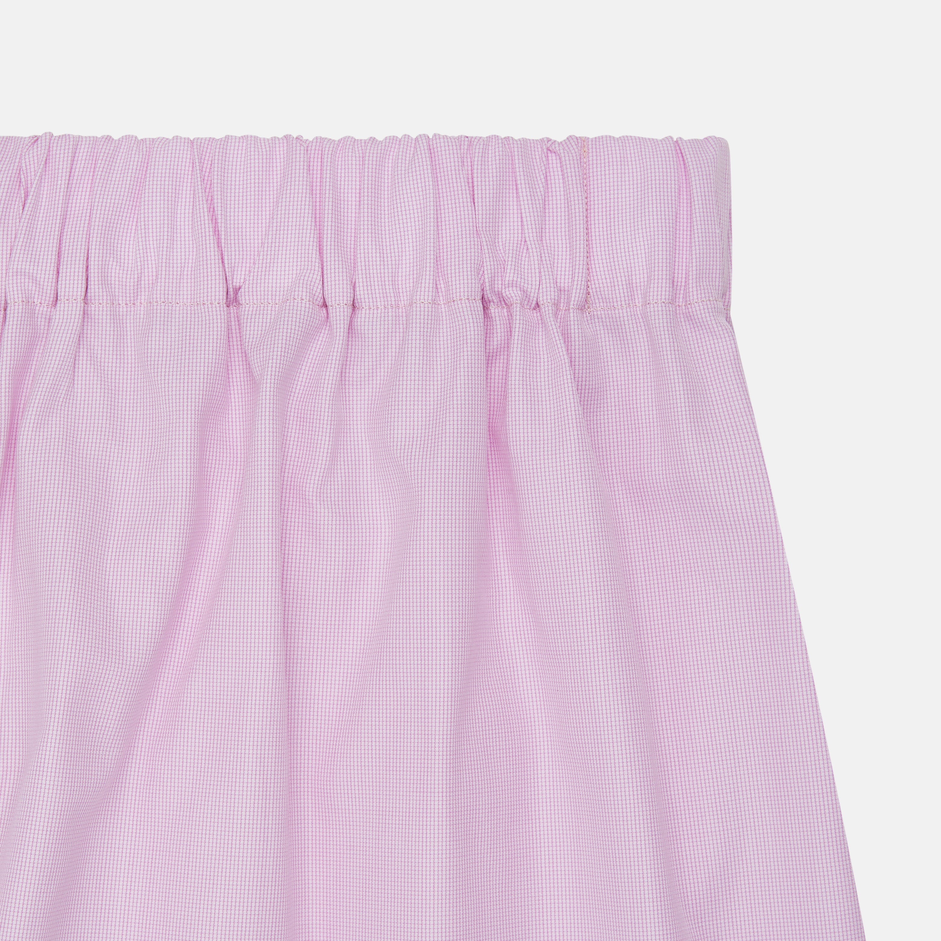 View 2 of product Pink Micro-Check Cotton Boxer Shorts