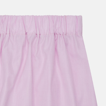 Pink Micro-Check Cotton Boxer Shorts Image 1