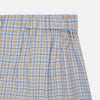 View 2 of product Blue, Orange & Navy Check Cotton Boxer Shorts