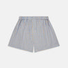 View 1 of product Blue, Orange & Navy Check Cotton Boxer Shorts