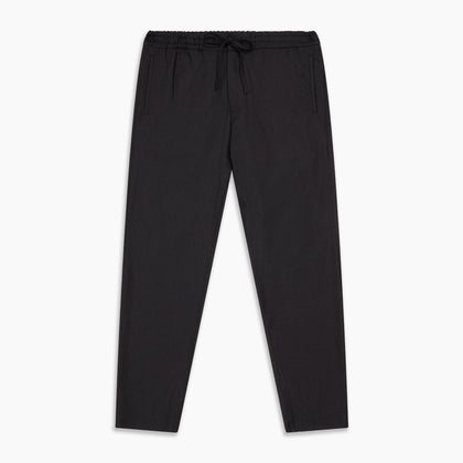 Charcoal Tailored Drawstring Trousers Image 5