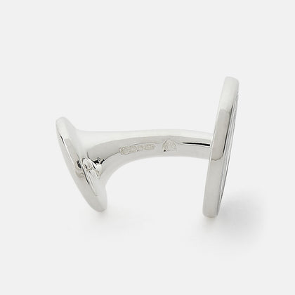 Light Green Sterling Silver Cufflinks Image 2