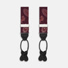 View 1 of product Red Paisley Adjustable Silk Braces