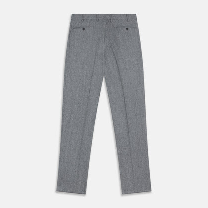 Grey Puppytooth Wool Manson Trouser Image 7