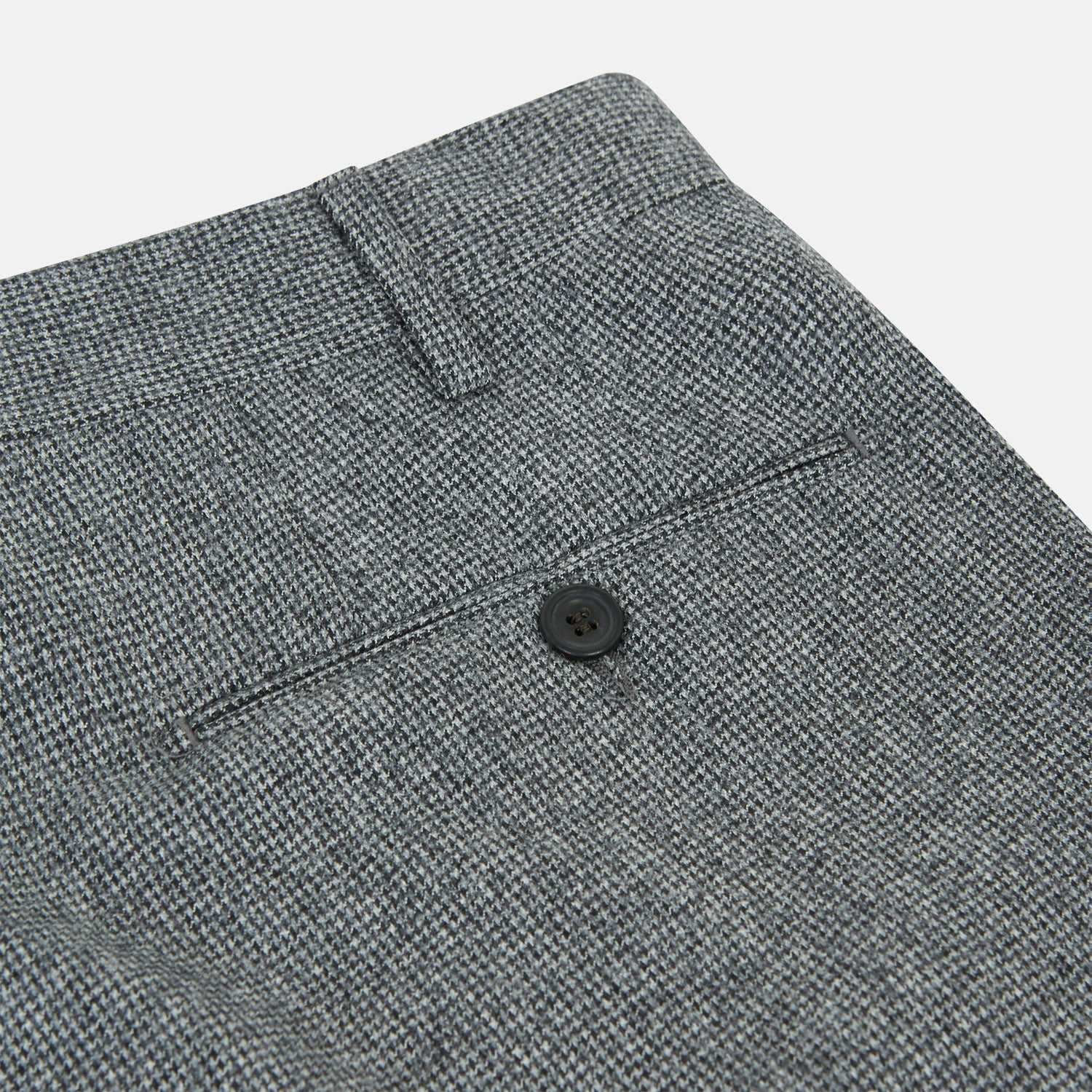 View 4 of product Grey Puppytooth Wool Manson Trouser