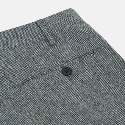 Grey Puppytooth Wool Manson Trouser Image 3
