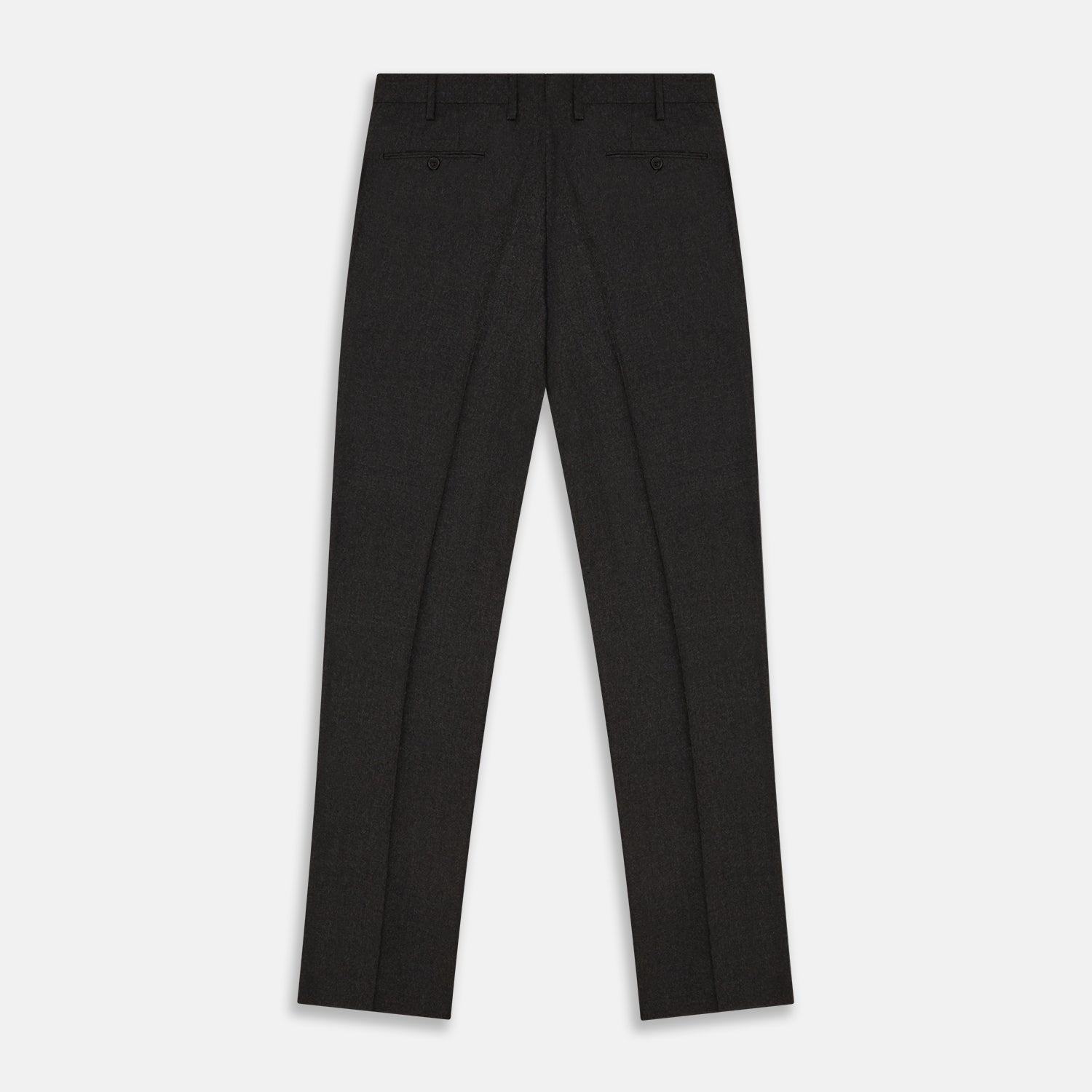 View 3 of product Charcoal Grey Wool Manson Trousers