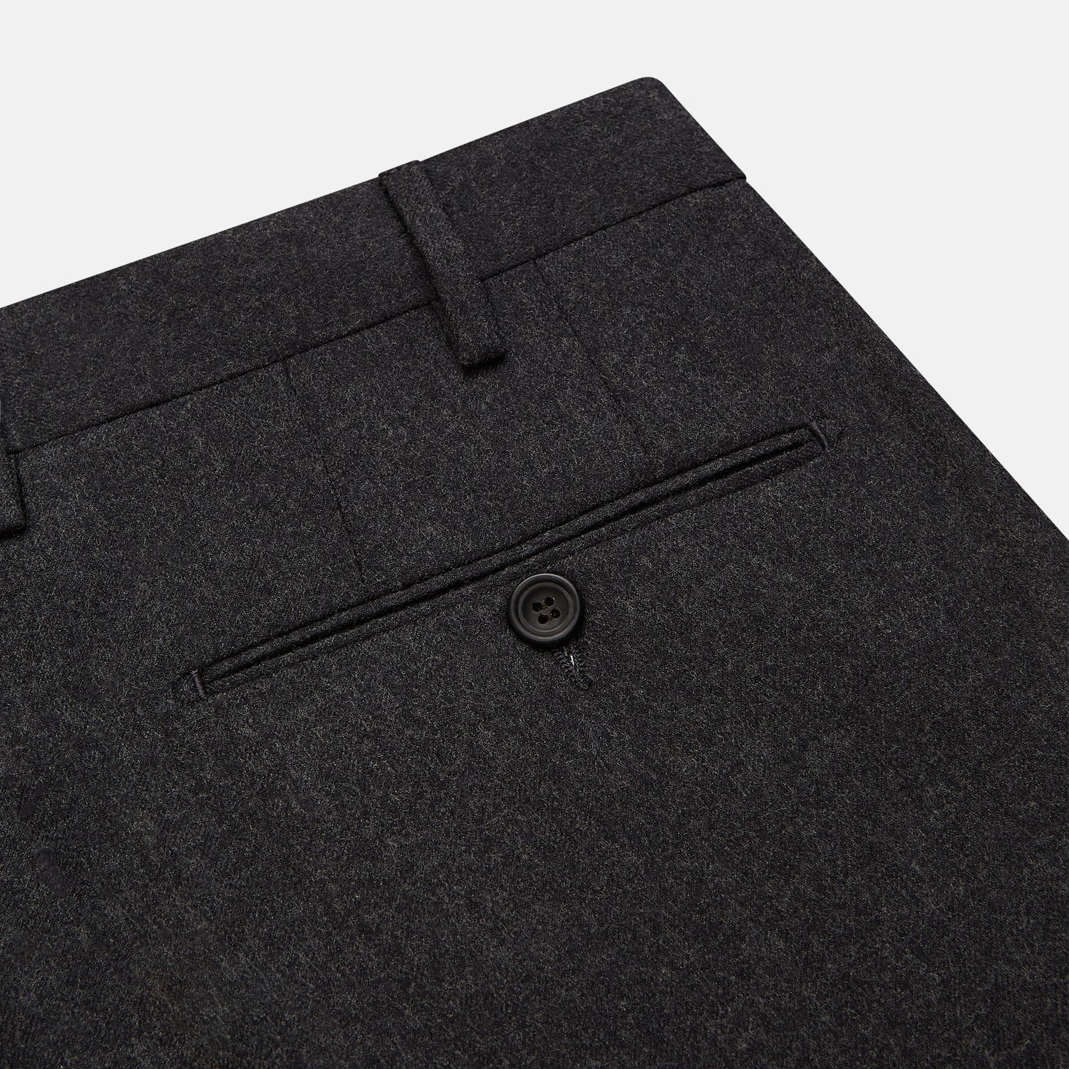 View 2 of product Charcoal Grey Wool Manson Trousers