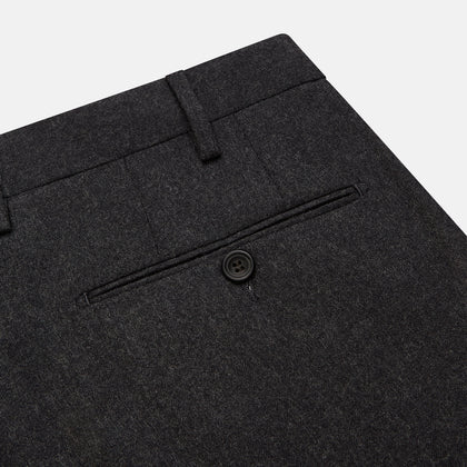 Charcoal Grey Wool Manson Trousers Image 1