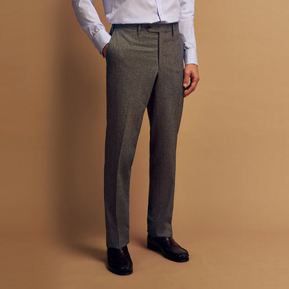 Grey Puppytooth Wool Manson Trouser Image 8