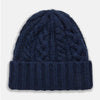 View 1 of product Navy Cashmere Cable Hat