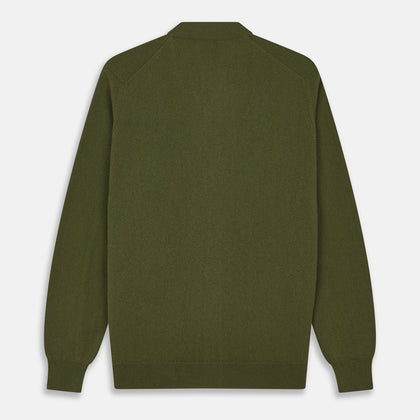 Olive Lachlan Cashmere Cardigan Image 2