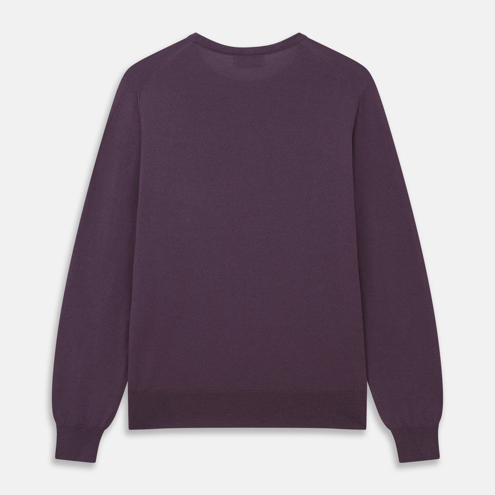 Plum Kingston Merino Crew Neck Jumper