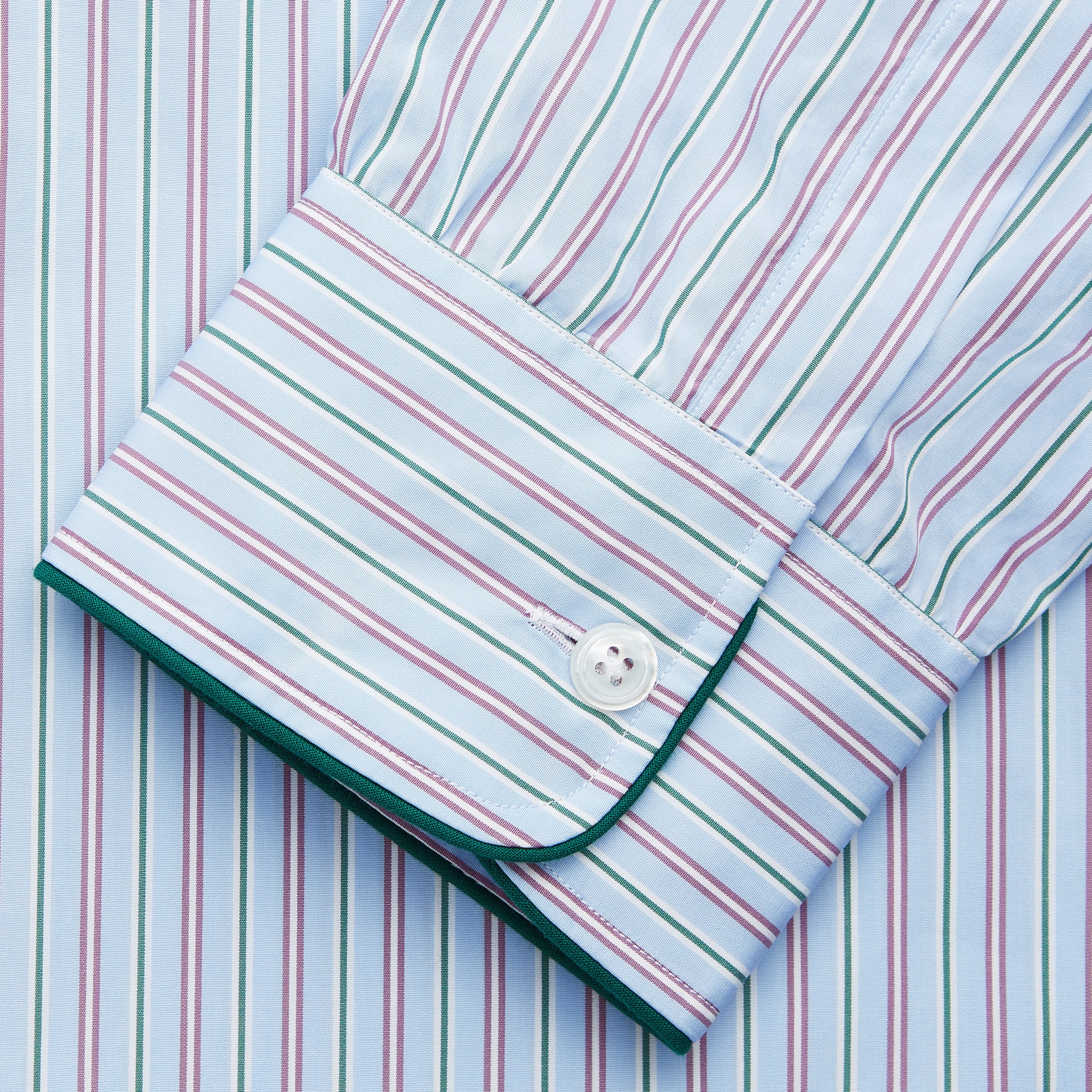View 3 of product Blue, Purple & Green Stripe Nightshirt