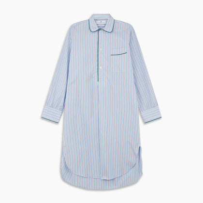 Blue, Purple & Green Stripe Nightshirt Image 5