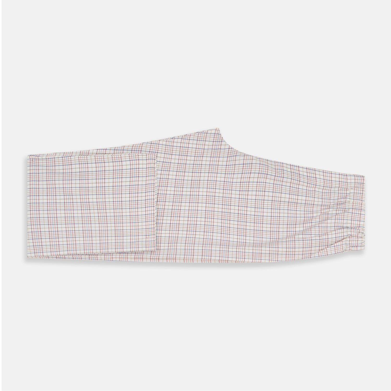 Red Multi Check Cotton-Cashmere Modern Pyjama Set