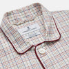 View 2 of product Red Multi Check Cotton-Cashmere Modern Pyjama Set