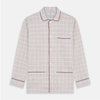 View 5 of product Red Multi Check Cotton-Cashmere Modern Pyjama Set