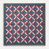 View 1 of product Red Multi Crosses Double-Faced Silk Pocket Square