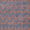 View 2 of product Navy Multi Camo Birds Wool Twill Pocket Square