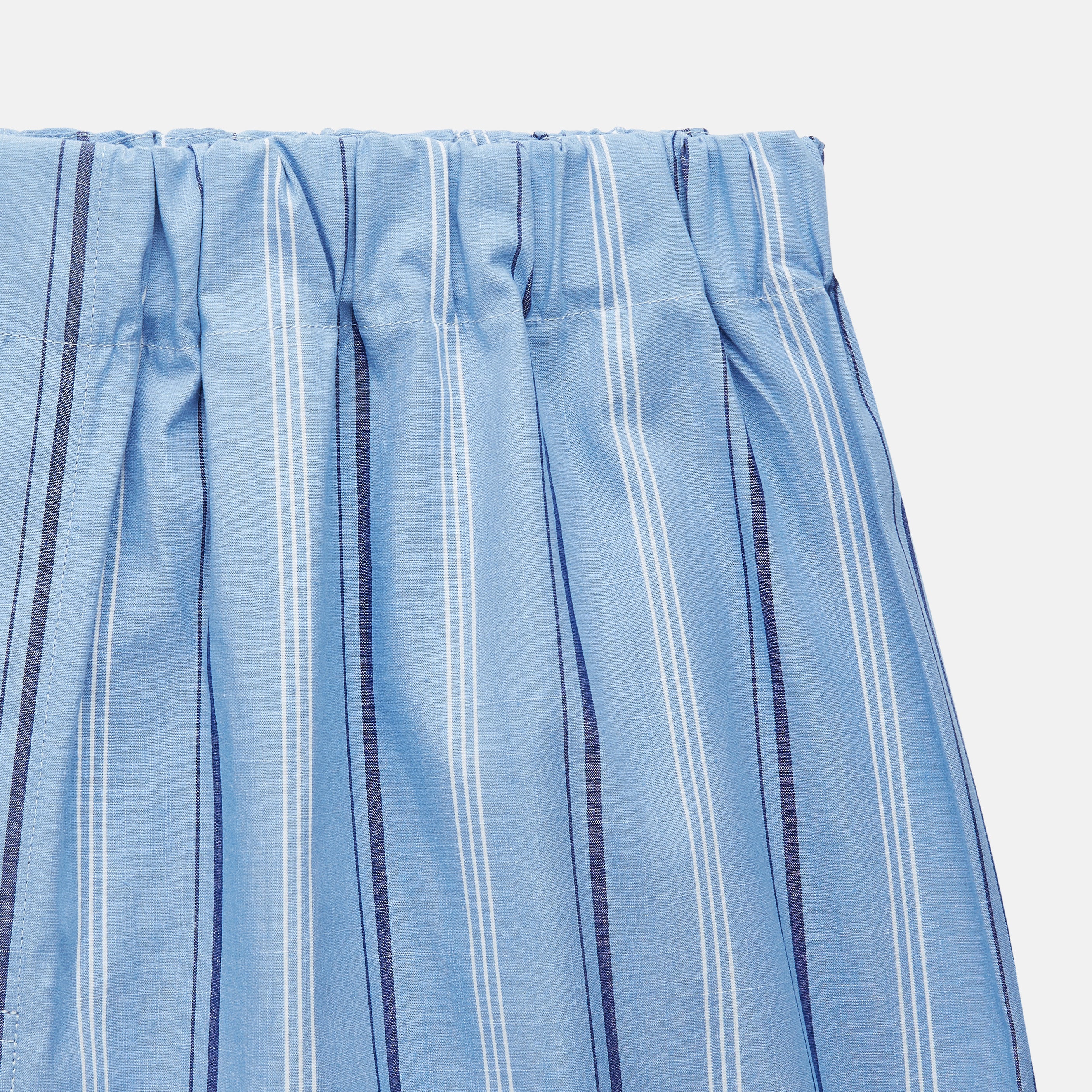 View 2 of product Blue Multi Stripe Cotton Pyjama Trousers
