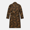View 5 of product Gold Multi Floral Cotton, Wool & Silk Jacquard Pierce Gown