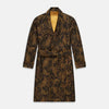 View 1 of product Gold Multi Floral Cotton, Wool & Silk Jacquard Pierce Gown
