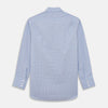 View 5 of product Blue, Purple & Green Check Regular Fit Shirt with T&A Collar and 3 Button Cuffs