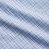 View 4 of product Blue, Purple & Green Check Regular Fit Shirt with T&A Collar and 3 Button Cuffs