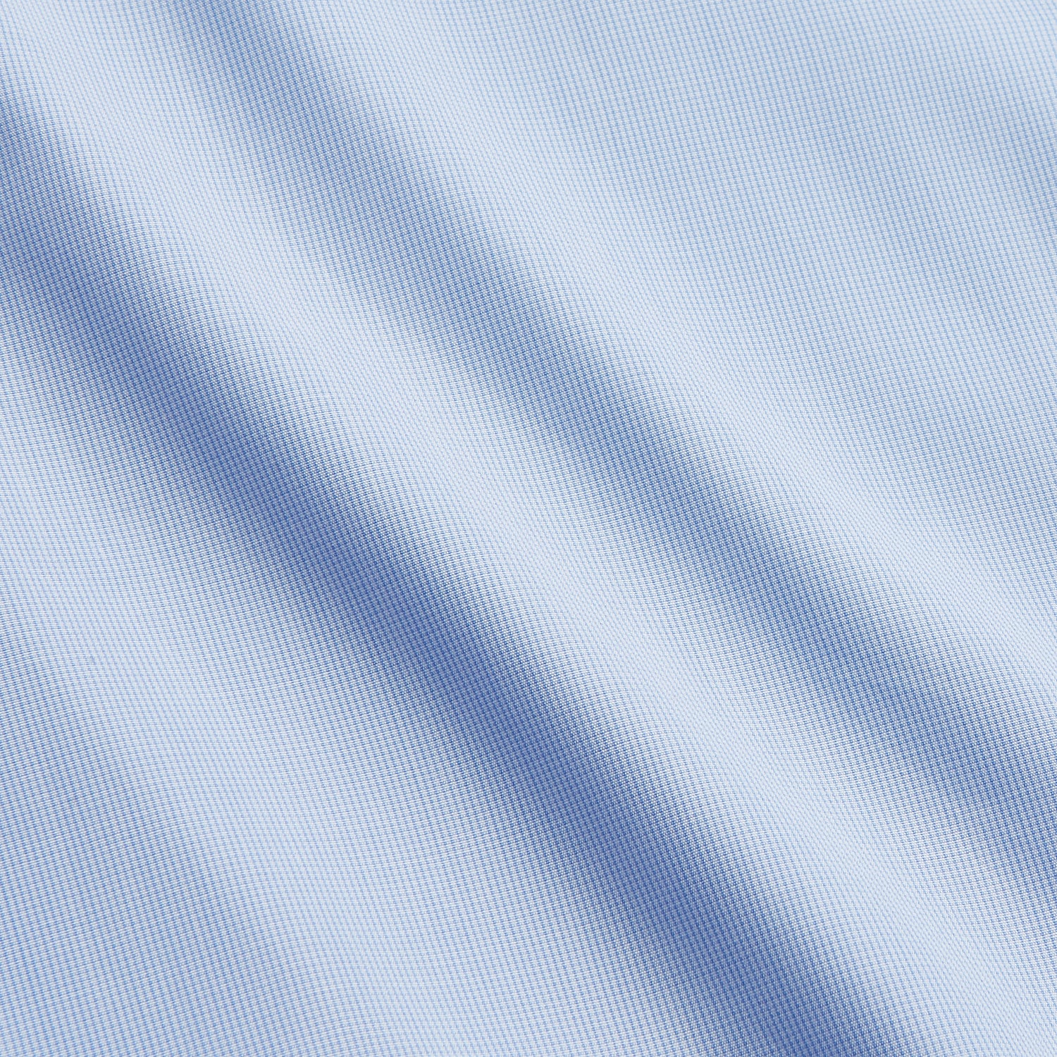 View 5 of product Mid Blue Micro-Check Regular Fit Shirt with White T&A Collar and Double Cuffs