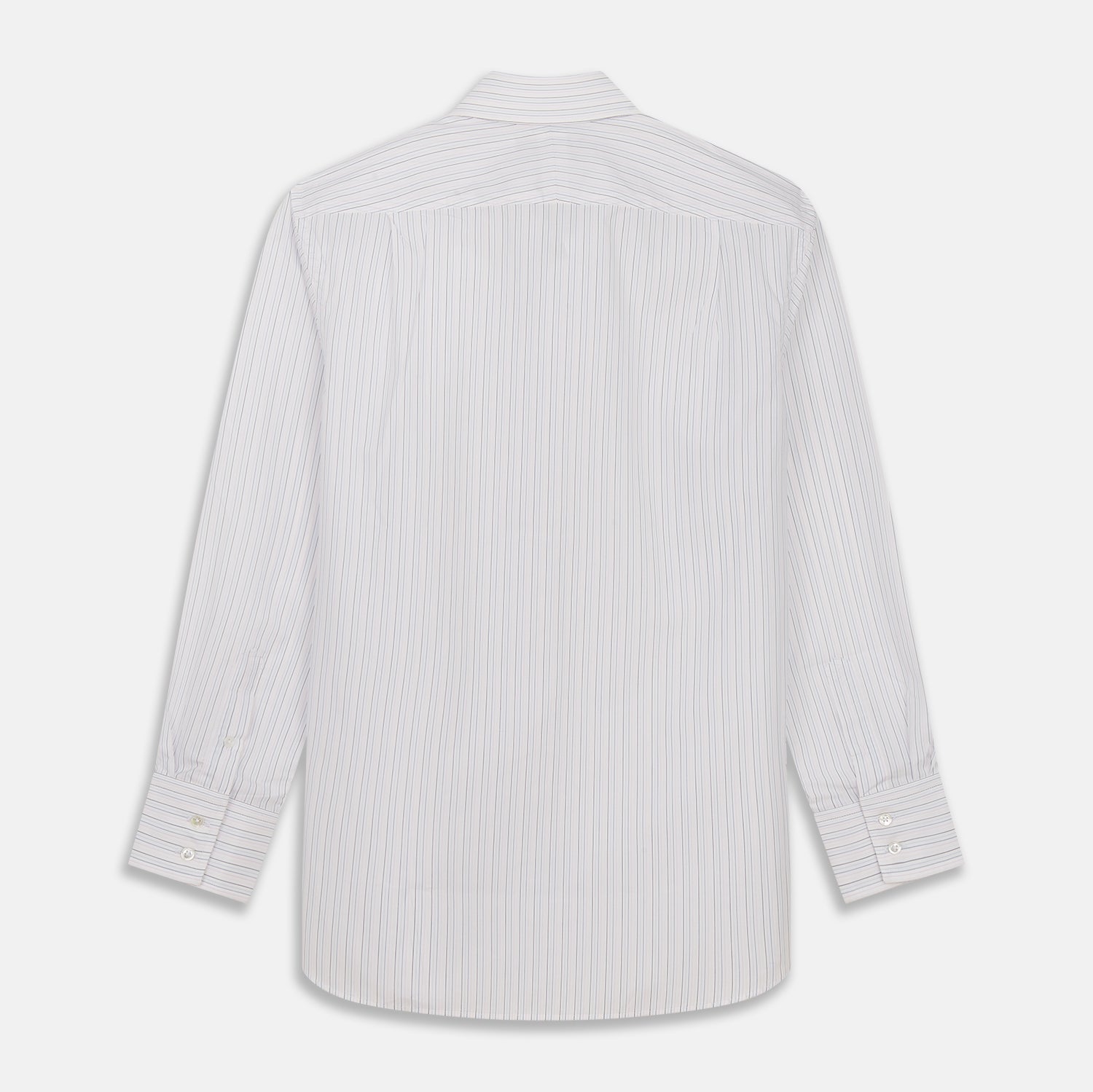 View 5 of product Blue Multi Stripe Tailored Fit Shelton Shirt