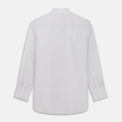 Purple Multi Stripe Tailored Fit Shelton Shirt Image 4